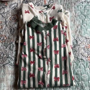 Luxe Green and Pink Striped Button-Down Shirt